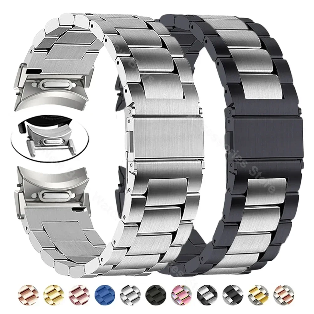Stainless Steel Strap for Samsung Galaxy Watch 7 6 5 40 44mm 45mm Quick Fit Band For GALAXY 5 Pro 45mm 6/4 Classic 43mm 47 42 46