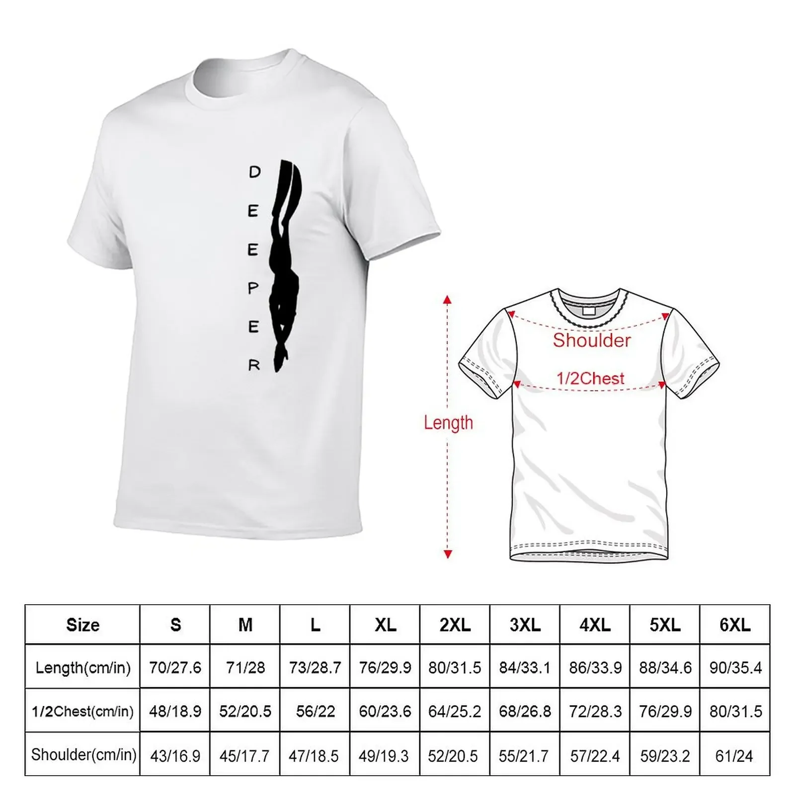 Deeper T-Shirt anime stuff anime t shirts Men's t-shirt