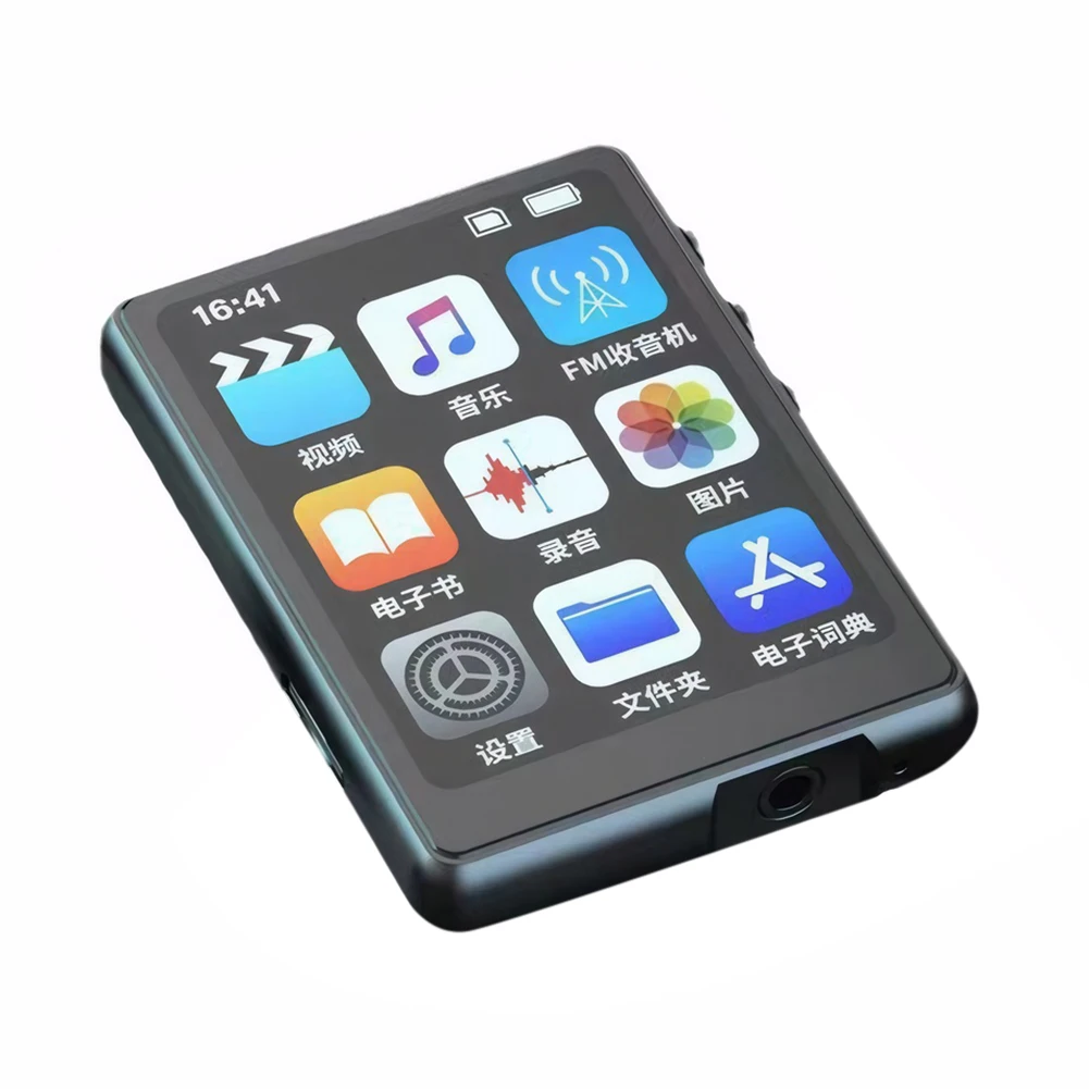مشغل MP3 MP4 مشغل موسيقى بدون فقدان شاشة لمس كاملة متوافقة مع بلوتوث HiFi MP4 وكمان يدعم تسجيل راديو FM الكتاب الإلكتروني #2