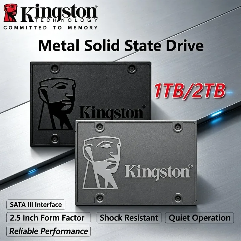Kingston A400 KC600 SATA 3 2.5" SSD 120GB-2TB Stable Internal Hard Drive Upgrade For Thin Light Laptop Desktop Device