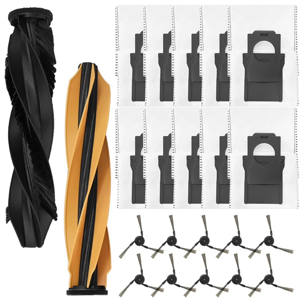 Vacuum Cleaner Main Brush Dust Bag Side Brushes Kit For MOVA Z60 Ultra Roller Complete Robot Vacuum And Mop Vacuum Cleaner Parts