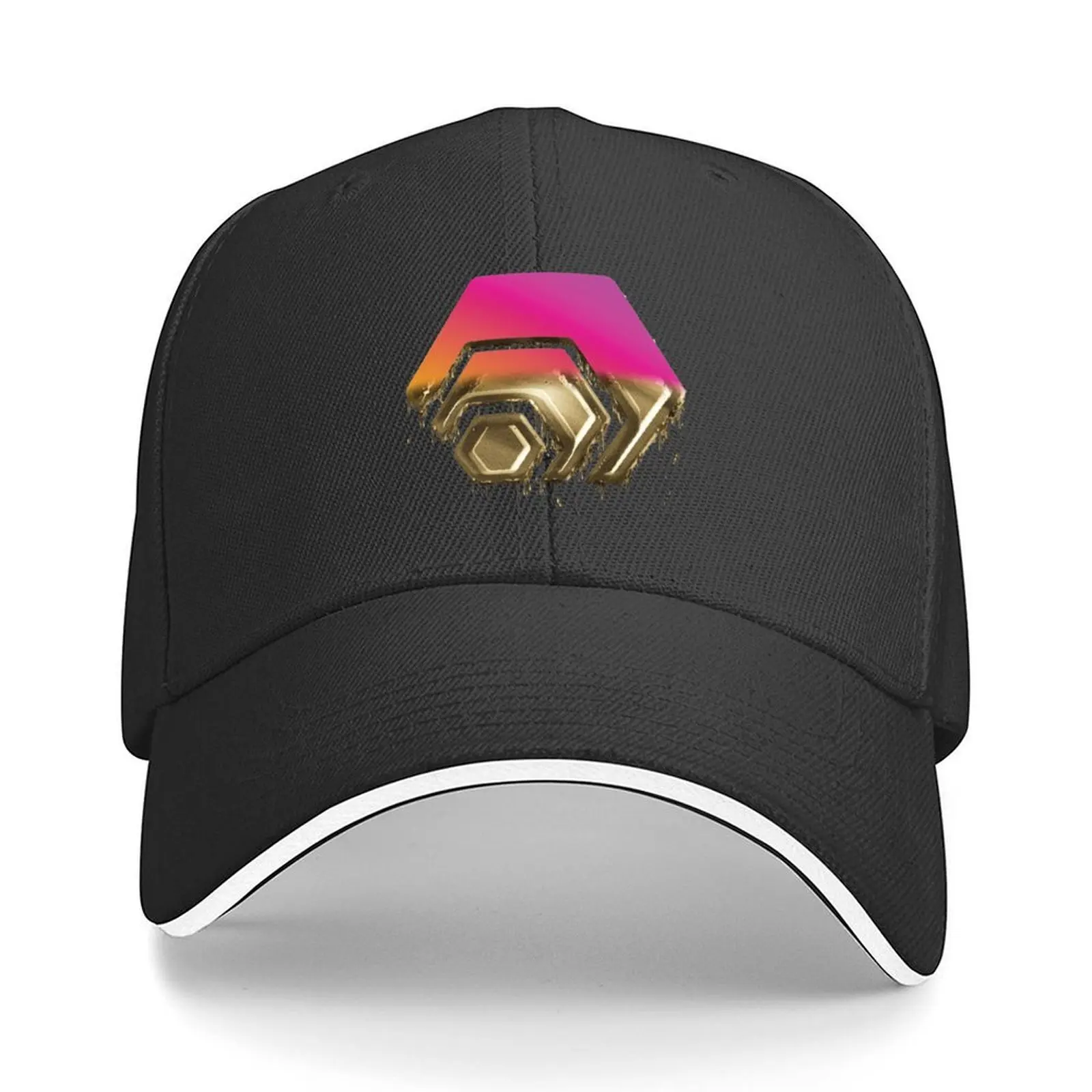 

Hex Crypto Hexican Half Dipped in Gold Baseball Cap Funny hats custom Hat Mountaineering Cosplay Men Luxury Brand Women's