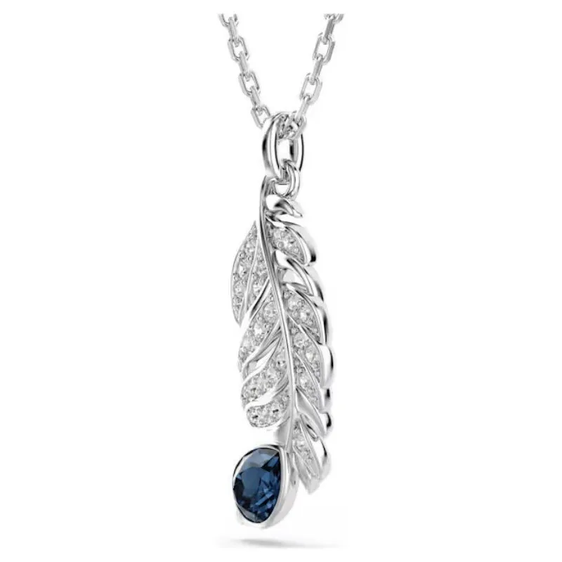 Luxury Fine Women Swan Necklace with Inlaid Shiny Cubic Zirconia, Silver Tone Durable Chain, High-reflection Crystal Pendant, Elegant Ornament for Party Wedding, Surprise Gift for Her