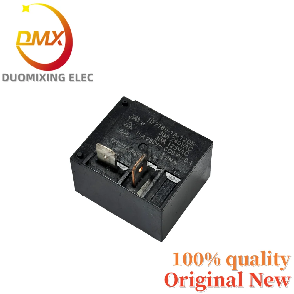 5PCS/LOT 100% New HF2160-1A-12DE 12VDC 4-Pin Air Conditioner Relay DC12V 30A