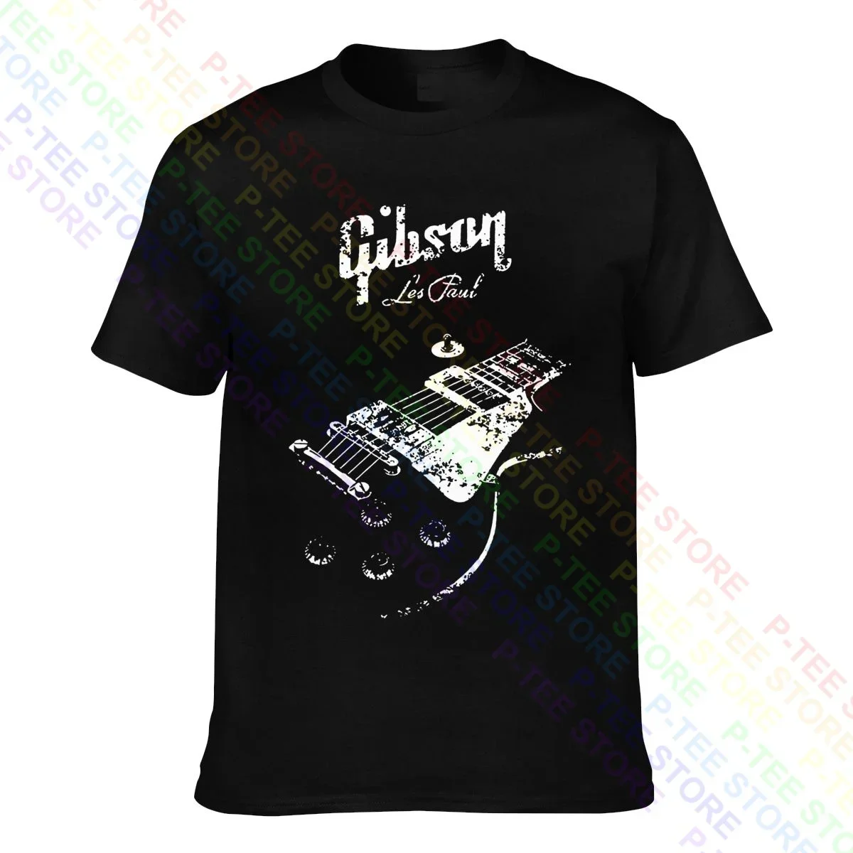 Gibson Les Paul Body Guitar Rock Blues Metal Jazz Music Dmn T-shirt Tee Shirt Vtg Best Quality