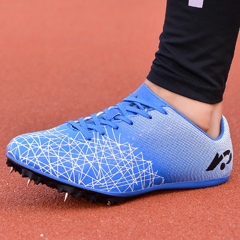 Hot Selling Fashion Running Shoes Spikes Athletics Speed Men Women Professional Track Spikes Shoes Mens Trainers Race Sneakers