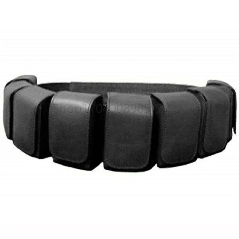 Steampunk Bandolier Cartridge Ammo Belt Bag Leather Bullet Pouch Fanny Pack Cosplay Costume Props for Adult 2