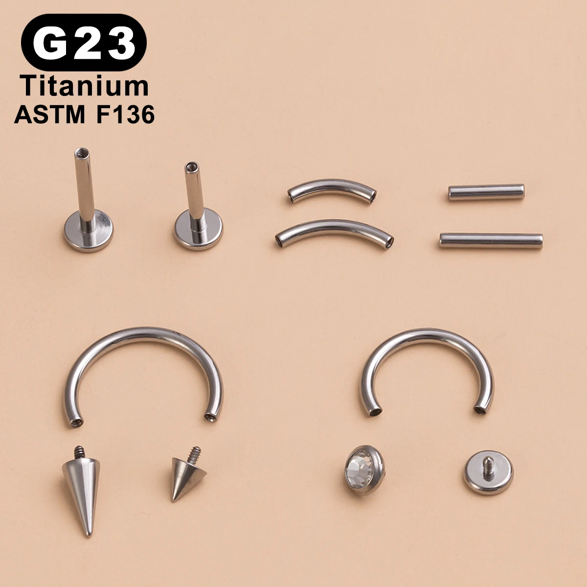 8 sztuk/partia ASTM F136 Tytan – Body Jewelry Implant Grade Titanium recenzja i cena