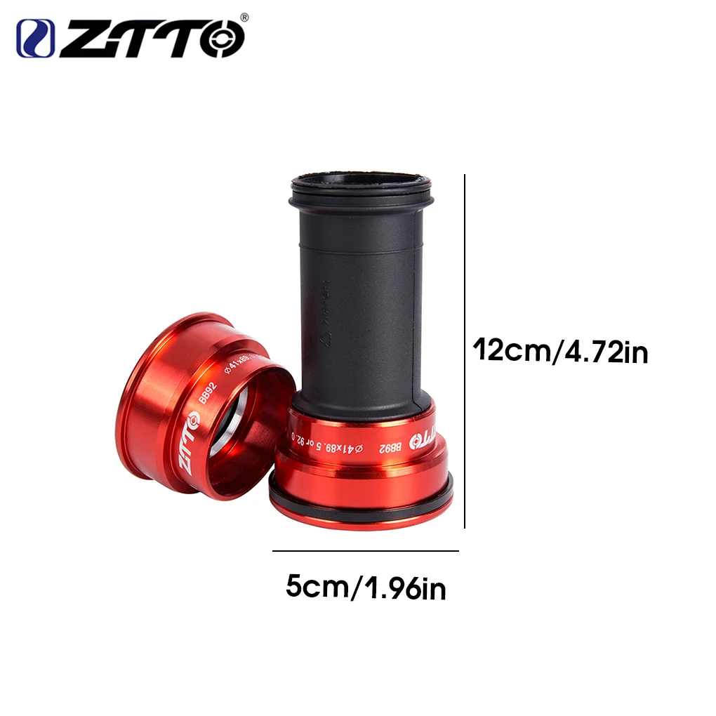 ZTTO دعامة سفلية للدراجة ملحقات الدراجات الاحترافية لوازم رياضية خارجية جزء الدراجة لإصلاح BB92 باللون الأحمر #6