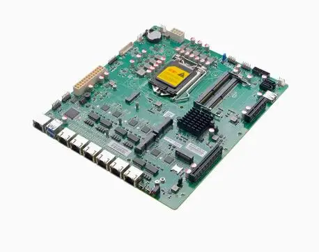 B250 Software Routing Motherboard 6/7/8/9th Core Intel CPU IPC SBC Embedded Mainboard with COM 6LAN-i210-i226V VGA