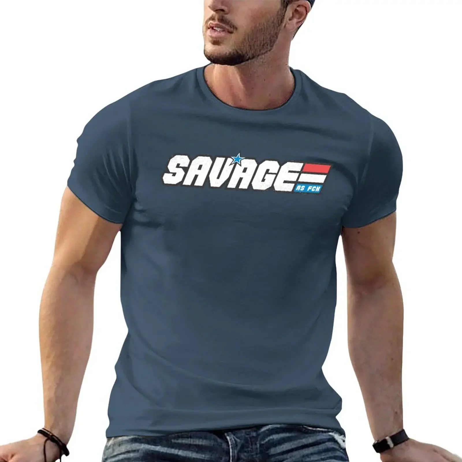 Savage ASF T-shirt blanks sweat mens champion t shirts