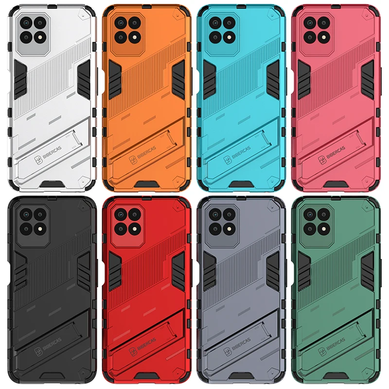 For Realme 8i Case Punk Stlye Phone Holder Protective Armor Case For Realme 8i Cover For Realme 8i Realme 8 8 Pro Realme 8S 5G