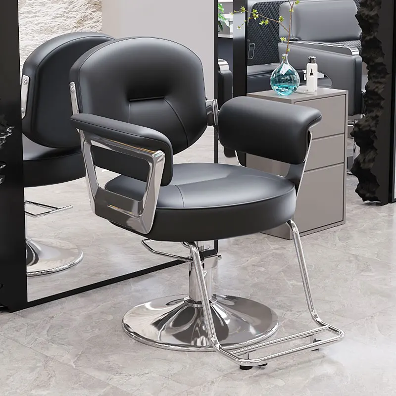 Professional Working Luxury Barber Chair Recliner Styling Cosmetic Barber Chair Barber Shop Cadeira Giratoria Salon Furniture