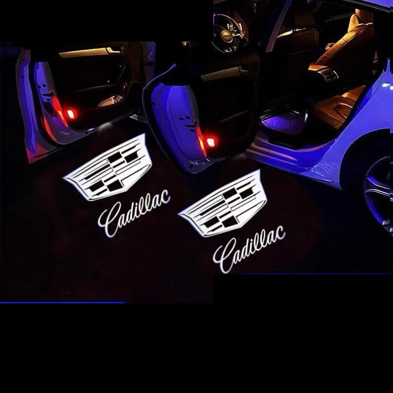 

Door Cadillac Logo Light 2pcs HD Ghost Shadow Light CTS XTS ATS SRX SRX ATSL XTS 2013 CT6 XT5 2016-2022 CT5 XT4 Car Door Light