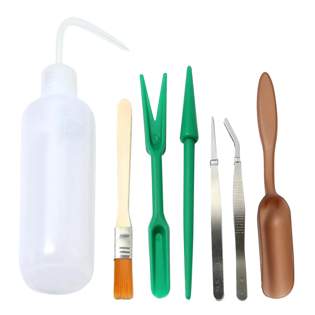 

7Pcs Garden Tools Set Professional Planting Tools Outdoor Kit Transplanting Dispenser Watering Pot Balcony Garden Kit