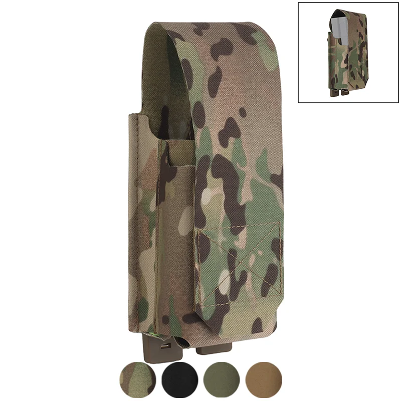 

Flip Top Dual 5.56 Magazine Pouch Integrated Cover MOLLE Webbing Panel for Airsoft Gear Organization