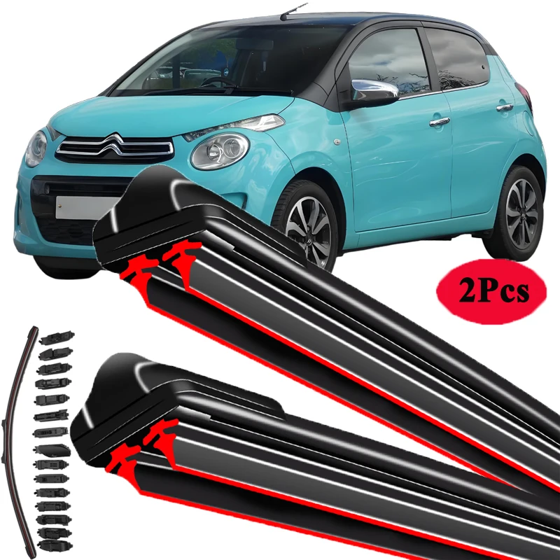 

For Citroen C1 C1 C-Zero 2005-2024 Car Windshield Wiper Blade Front Windscreen Brushes Washer Accessories Window Cleaning Parts