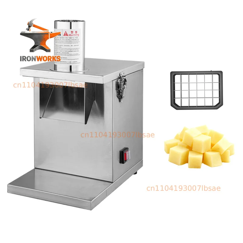 Commercial dicing machine Radish granule dicing Potato dicing machine Canteen cutting machine Square cross-border