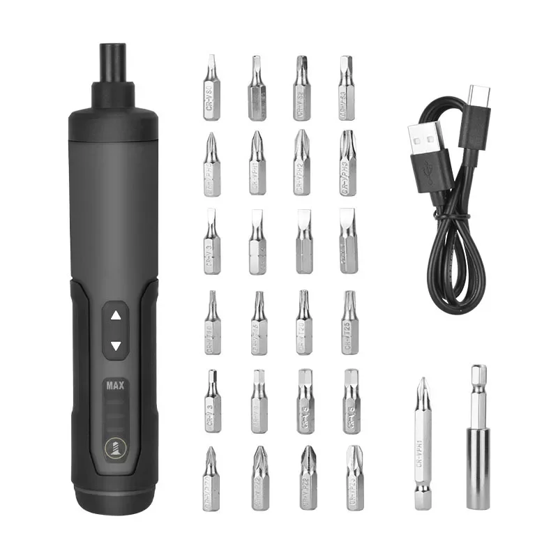 Home Multifunctional Electric Screwdriver Set Cross-Border Mini Rechargeable Lithium Battery Tool for DIY Projects