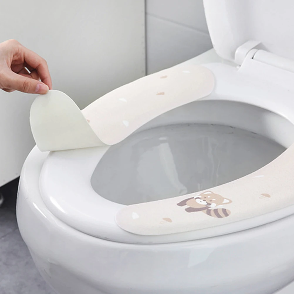 

Paste Toilet Seat Cover Mat Disposable Cold-Proof Pads Closestool Sticker Adhesive