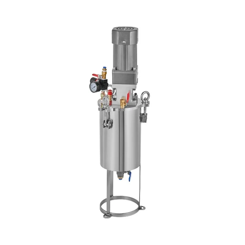 304 stainless steel electric pneumatic stirring vacuum defoaming pressure negative pressure ceramic heating rubber storage tank