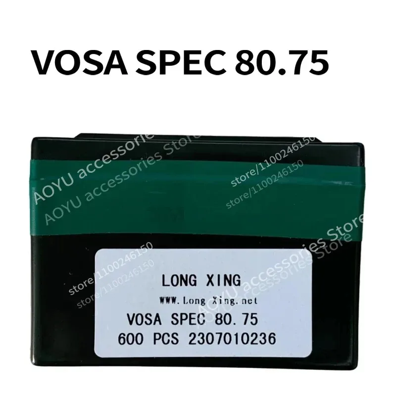 

600 Pcs LONG XING VOSA SPEC 80.75 Needles Small Hook For LONG XING Machines