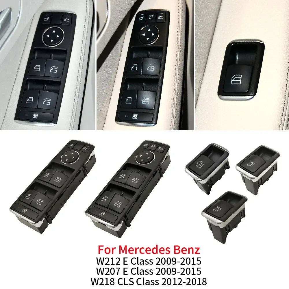 

For Benz W212 W207 W218 Car Electric Power Master Window Switch Replacement For Mercedes E CLS Class E200 E250 E300 2129058310