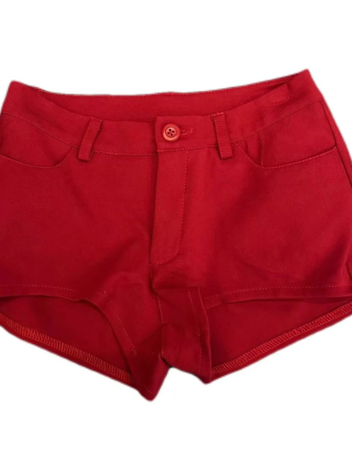 กางเกงขาสั้นเอวสูงสำหรับผู้หญิง สไตล์ลำลอง กระชับรูปร่าง ใส่เที่ยวกลางแจ้ง เซ็กซี่ ทันสมัย มีซิป ผ้าฝ้าย