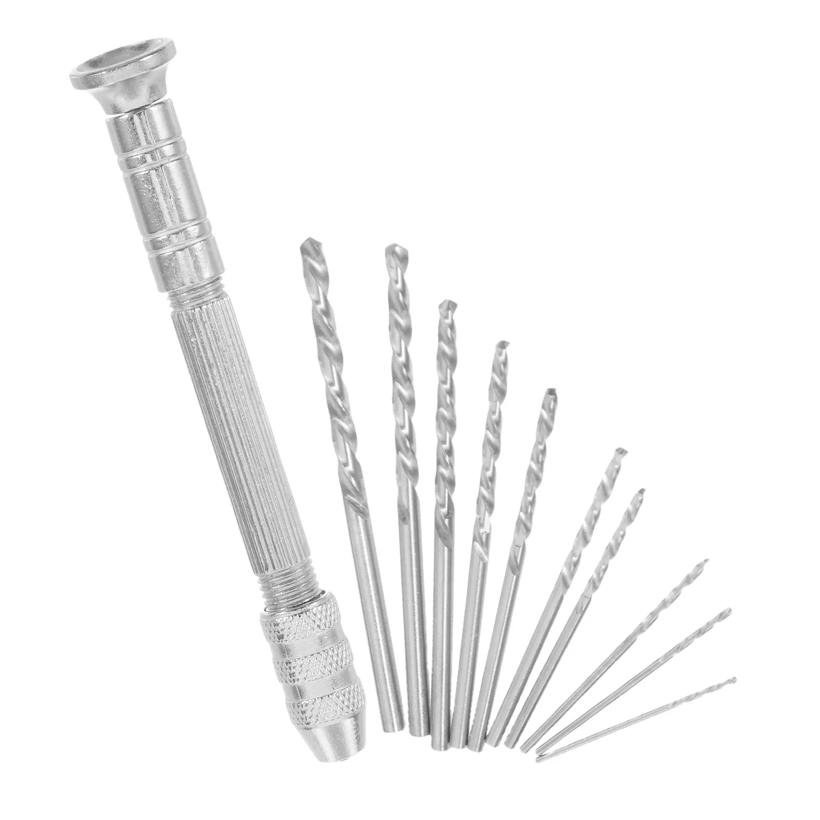 11Pieces Hand Drill Pin Vise Precision Rotary Tool Adjustable Chuck Accurate Hole Drilling for Jewelry Beads PVC Acrylic DIY