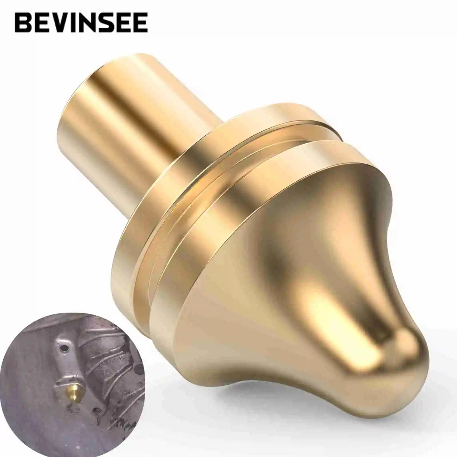 

BEVINSEE Clutch Fork Pivot Ball Pin Brass 21511223328 for BMW F34 F30 F10 F22 F36 X3 E83 X5 E53 Z3 Z4 E82 E46 E90 E92 E39 E60