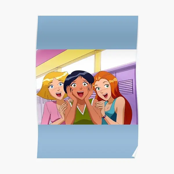 Totally Spies  Poster Decoration Picture Mural Home Wall Decor Funny Painting Art Vintage Print Modern Room No Frame