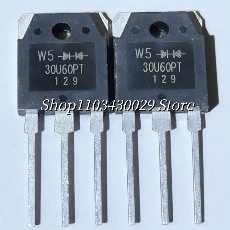 10Pcs new original W5 30U60PT TO-3P IGBT transistor 600V 30A high-power semiconductor, suitable for inverter projects