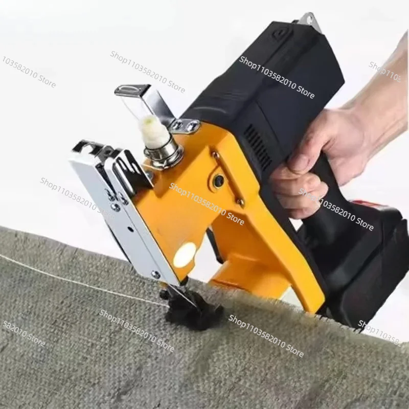 Handheld Electric Bag Sealing Machine, High Speed Portable Stitcher for Woven & Rice Bags Packing