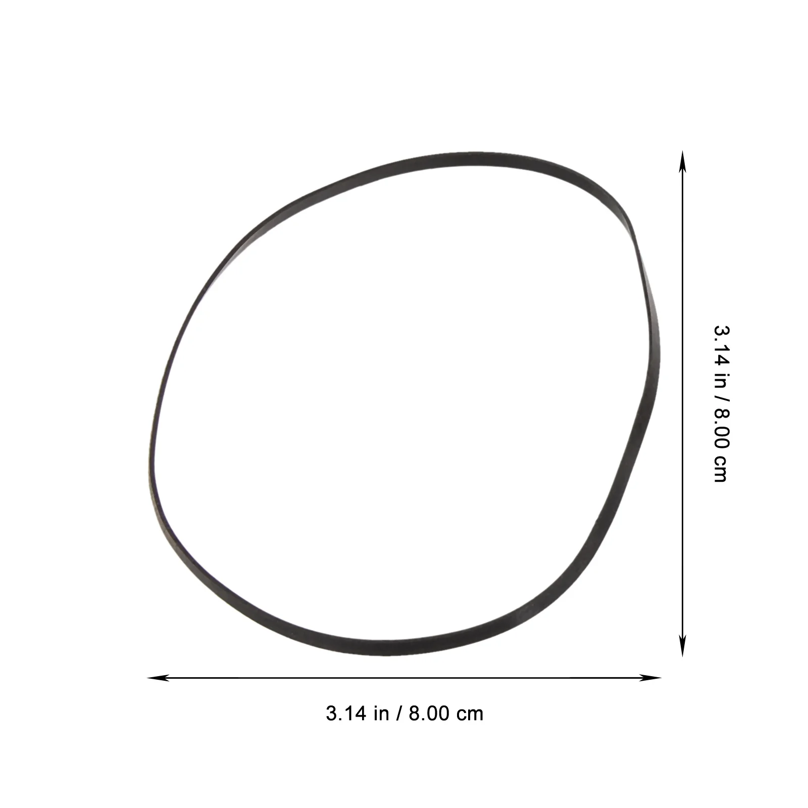 

50Pcs Cassette Machine Repair Belts for Recorders Dvd Drives Wear-Resistant Durable Rubber Material Smooth Operation