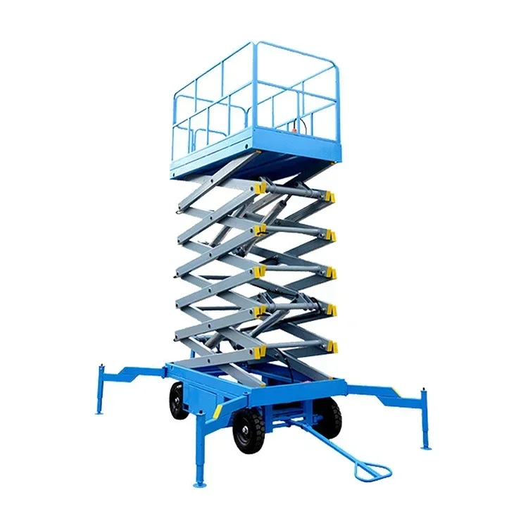 4-18m Aerial Skylift 6m 8m 10m 12m 14m Mobile Lifter Scaffolding Electric Scissor Aerial Work Platform Lifts