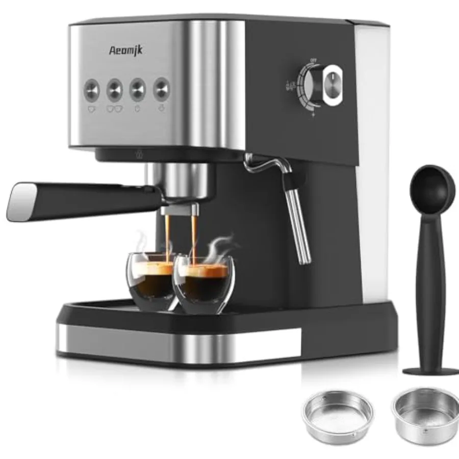 

Espresso Machine 20 Bar Professional Espresso Maker with Milk Frother Steam Wand Coffee Espresso Machine for Cappuccino Latte E