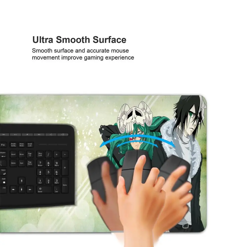 Bleach Neliel Luxury Fashion Mouse Pad Large Anime Desk Mat Luxury Desktop Cartoon Gaming Gamer Keyboard Office Computer Cushion image 3