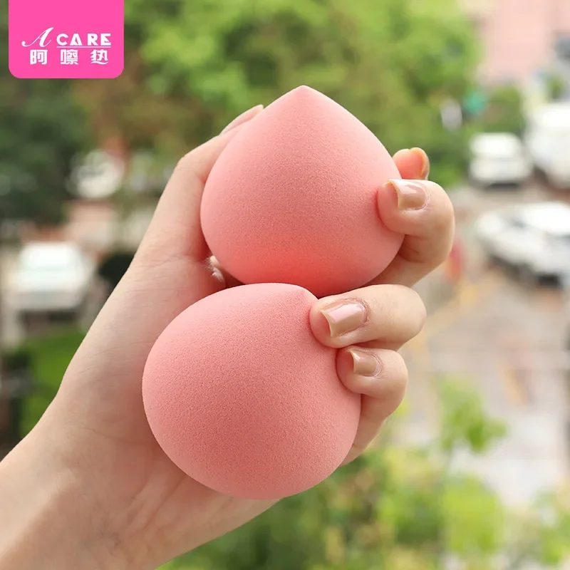 DX01/Powder Puff/Uovo cosmetico/A1PQ4-Portable Peach Sponge Ball Fondotinta liquido per trucco