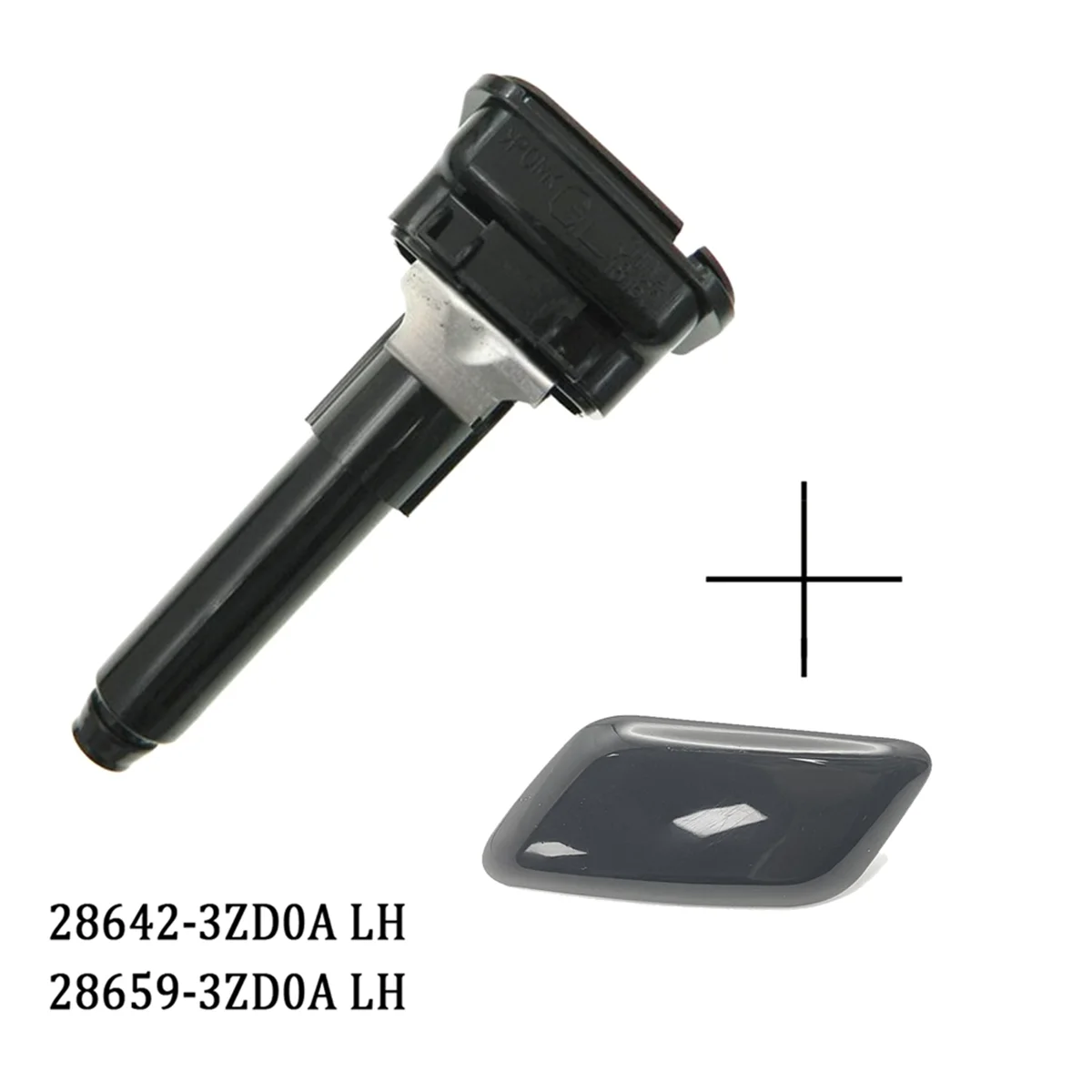 4 قطعة/المجموعة الجبهة فوهة غسالة الضوء الأمامي ومصابيح الرأس غطاء طائرة لنيسان باترول 2013- 28641-3ZD0A/28642 28658-3ZD1A/28659 -L94A #6