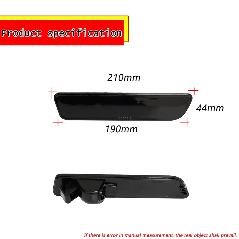 Alloggiamenti di copertura della luce di posizione laterale del paraurti posteriore dell\'auto con lente fumé/trasparente/rossa per Ford Mustang 2005