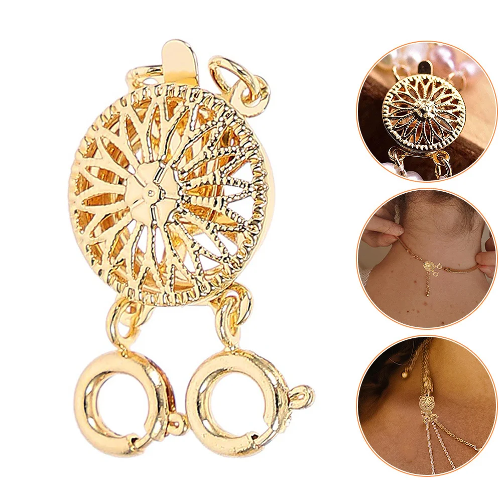 

Многослойная застежка для ожерелья для удобного разделения цепочки, разъем премиум-класса для укладки застежки для ожерелья