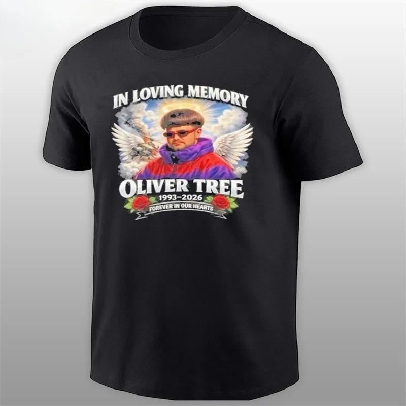 Oliver Tree Merch T-shirt Men Short Sleeve Tee Unisex Tops Causal Clothes Female Y2K Tops