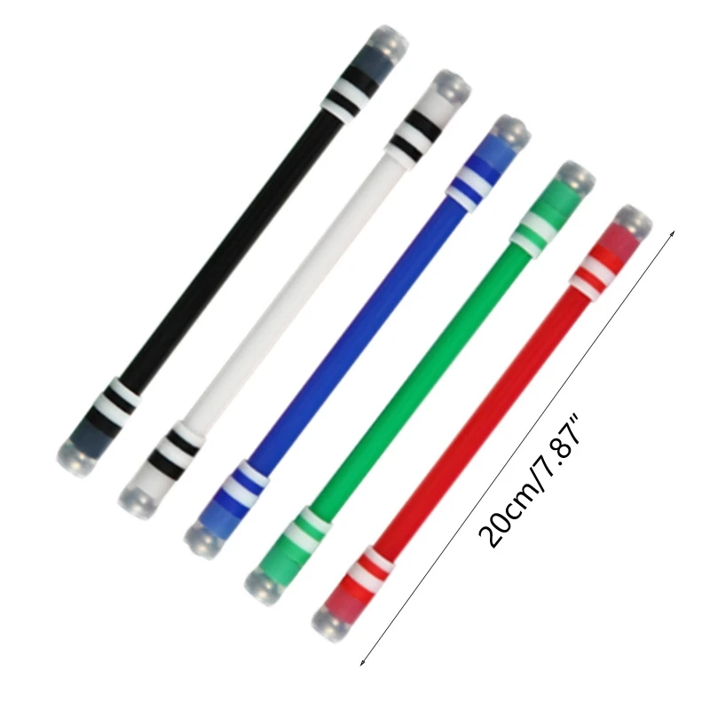 다채로운 손가락 회전 펜 감압 회전 펜 학생 아이 성인 선물을위한 휴대용 그레이트 밸런스 성능