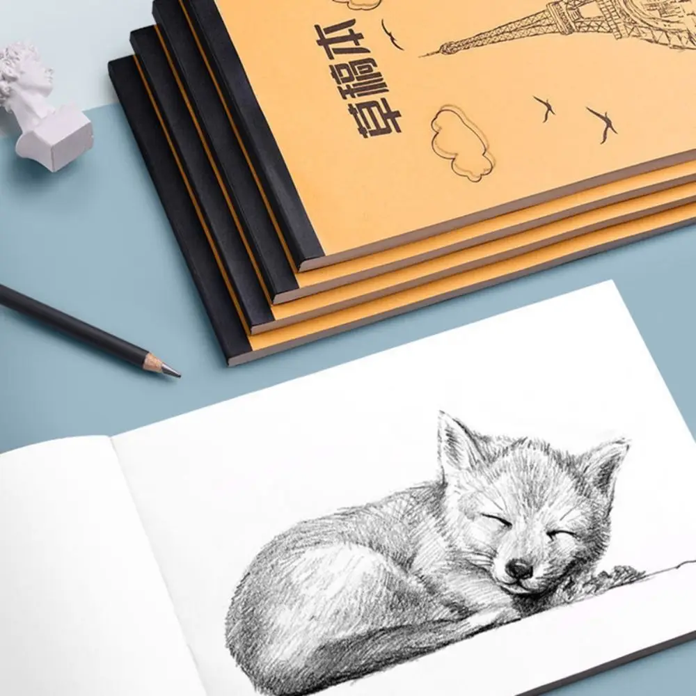 50/100 ورقة تقسيم بسيط/ورق مسودة فارغ قابل للتمزيق سميكة الرياضيات الحساب ورقة اللوحة كراسة الرسم مكتب المدرسة