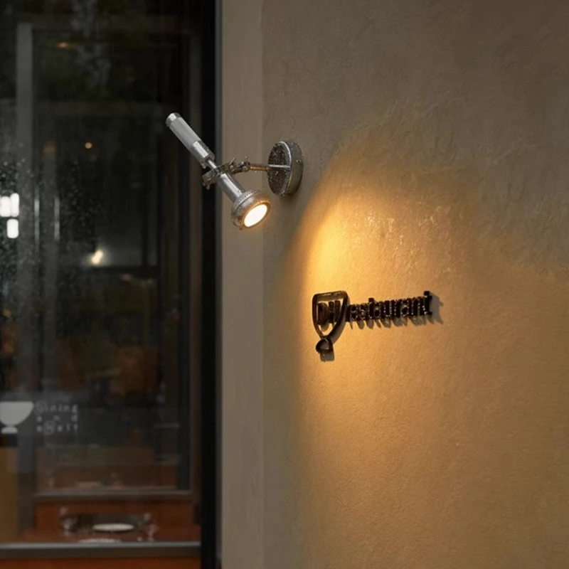 Nordic Vintage Industrial style swing arm wall lamp adjustable reading light LED aluminum Home Decor Wall Light Bedroom Lighting