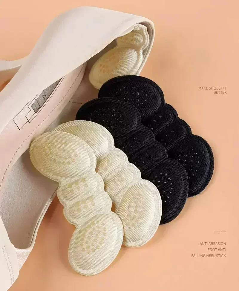 Women Insoles for Shoes High Heel Pad Adjust Size Adhesive Heels Pads Liner Grips Protector Sticker Pain Relief Foot Care Insert image 6