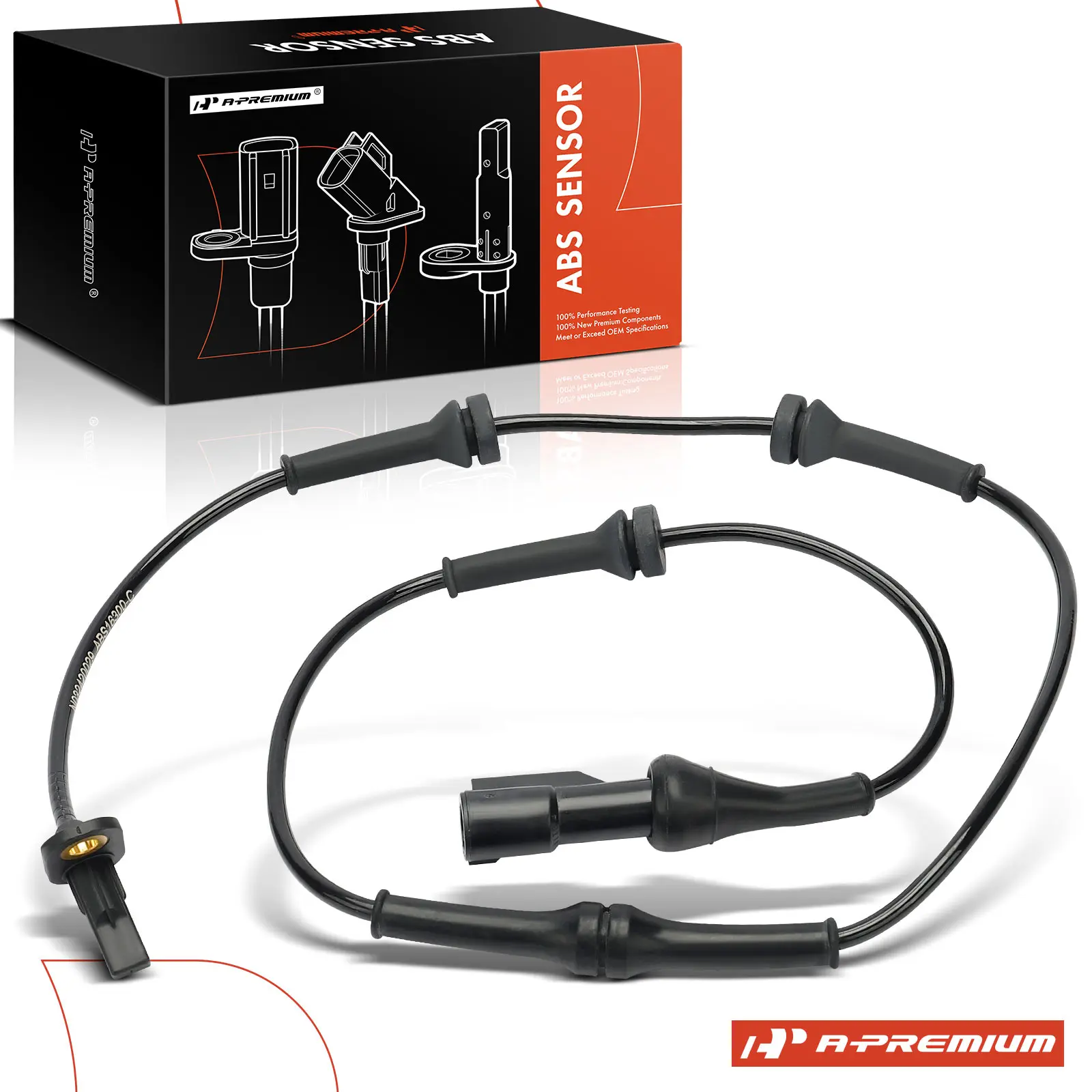 A-Premium Rear Driver or Passenger Side ABS Wheel Speed Sensor for Jaguar XF 2013 XJ 2013-2017