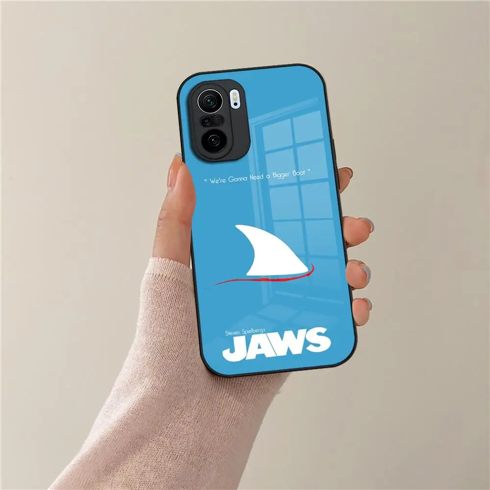 J-JAWS Movie Phone Case Tempered Glass For Xiaomi 17 15 14 12 Lite Pro 13 11t POCO M6 M5 X6 F6 Pro Cover view 3