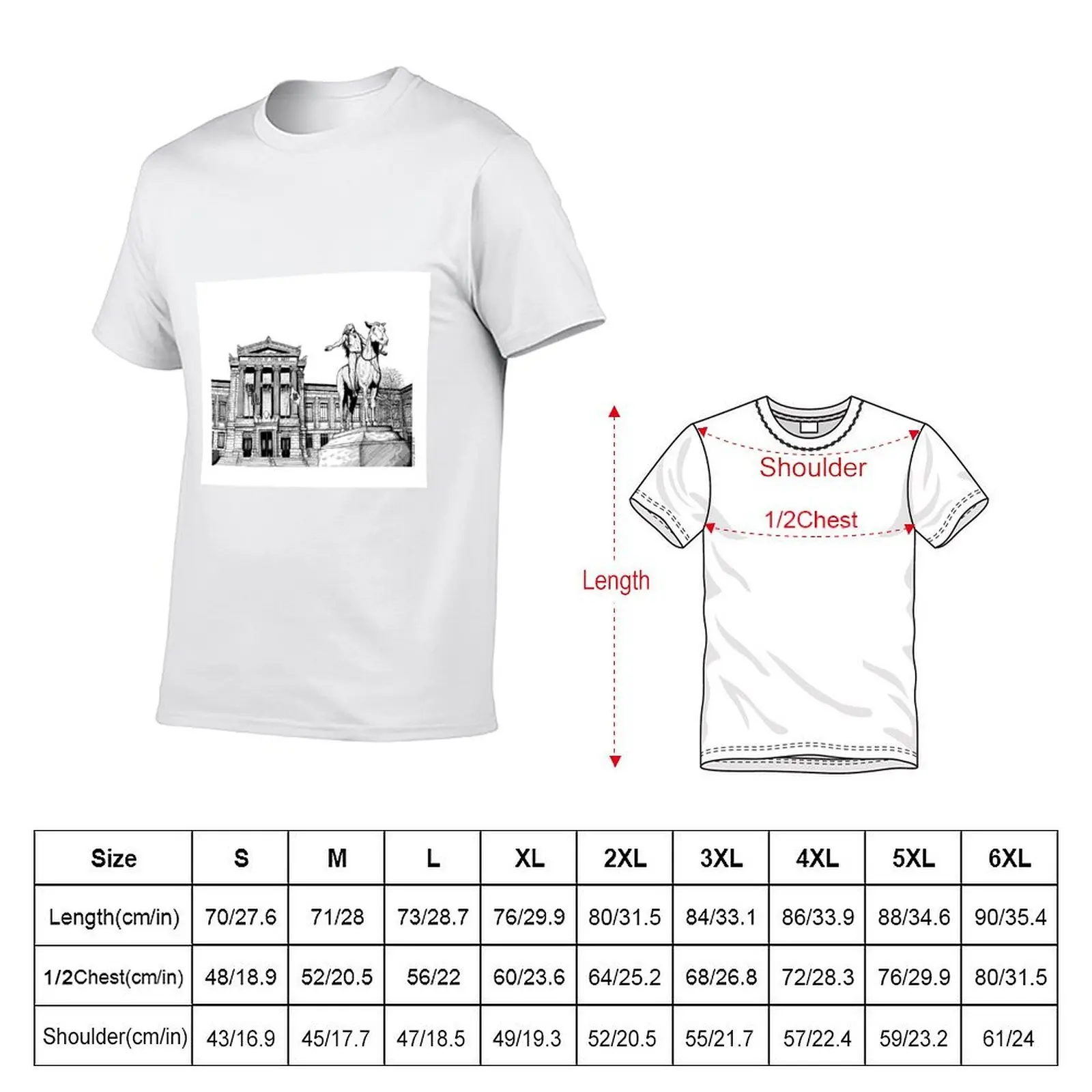 Museum of Fine Arts-Boston Drawing T-Shirt graphic shirts for a boy T-shirt men
