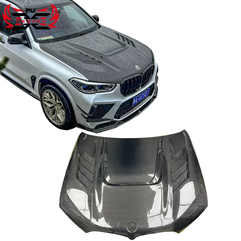 

For BMW X5M F95 X6M F96 X5 G05 X6 G06 AE Style Hood Carbon Fiber Hood Car Accessories Carbon Bonnet Engine Cover